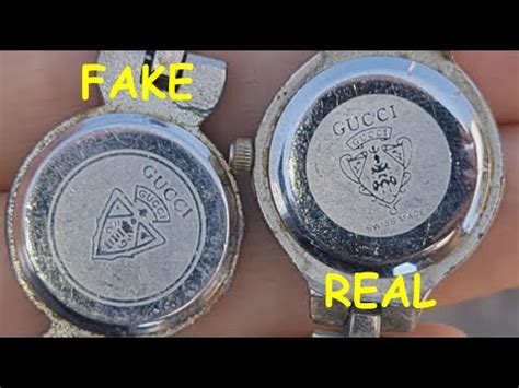 fake vs real gucci digital watch|gucci knockoff watches.